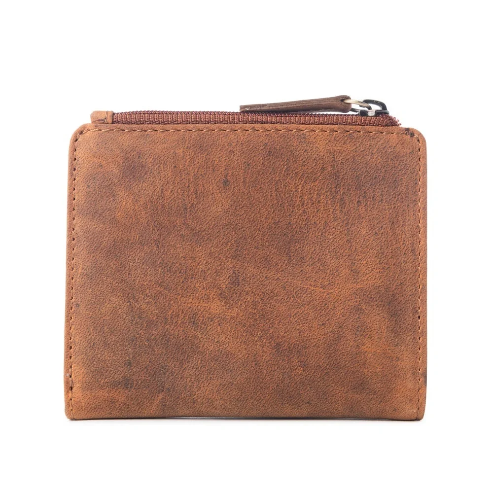YELLOW STONE WESTMERE STUDDED CREDIT CARD HOLDER IN AMBER - Picture 3 of 5